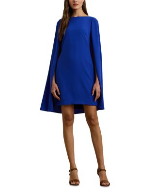 Ralph Lauren - Cape Georgette Cocktail Dress