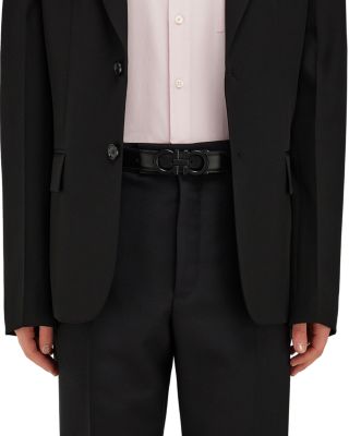 Men's Double Gancini Reversible Leather Belt
