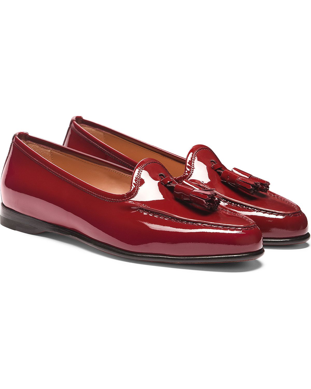 Santoni Women's Andrea Patent Tassel