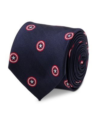 Captain America Shield Silk Classic Tie