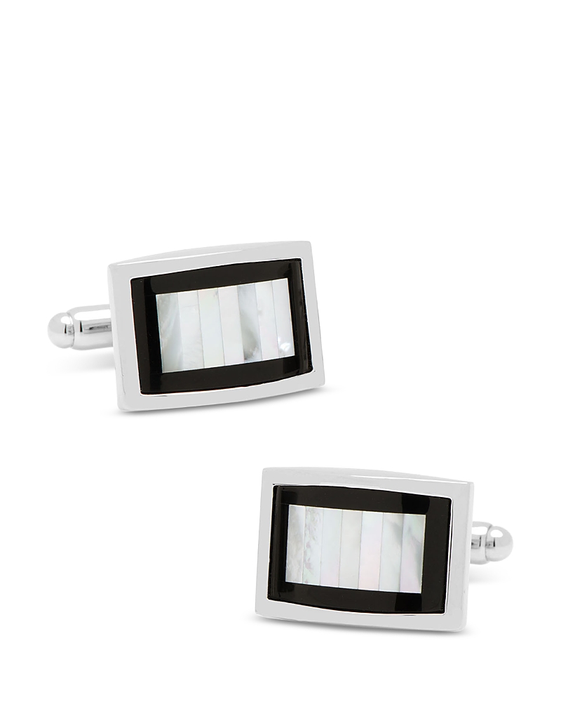 Cufflinks, Inc Mother-of-pearl Cuff Links In Black