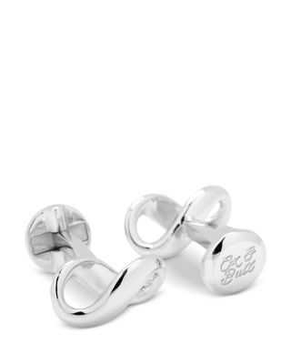 Infinity Symbol Sterling Silver Cufflinks