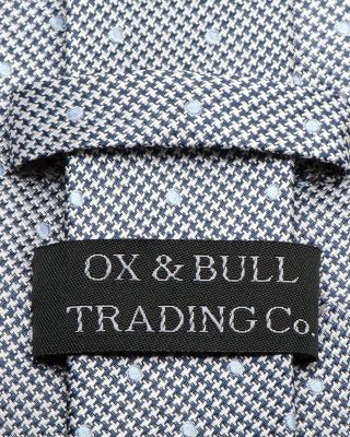 Dotted Herringbone Silk Tie