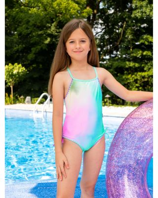 Girls' Jasmira Printed One Piece Swimsuit - Little Kid, Big Kid