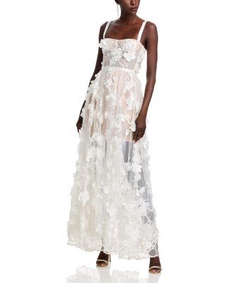 BRONX AND BANCO - Anastasia Beaded Floral Maxi Dress