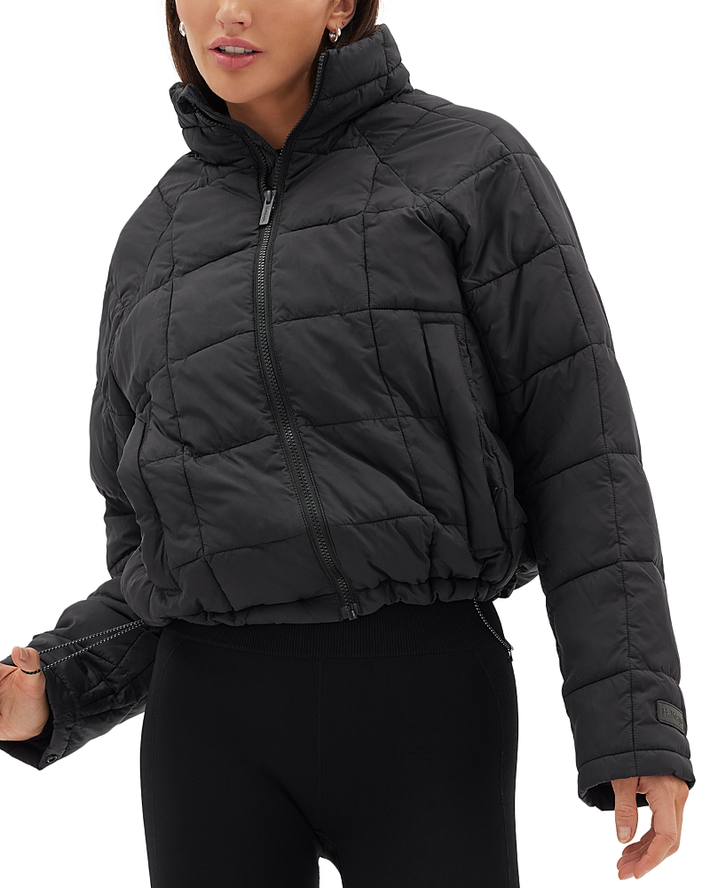 Halfdays Nellie Packable Puffer Jacket In Black