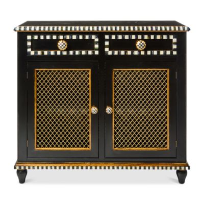 Courtly Criss-Cross Small Cabinet