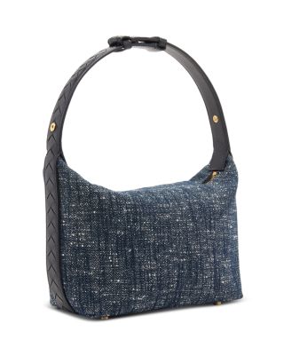 Wallace Denim Boucl&eacute; Shoulder Bag