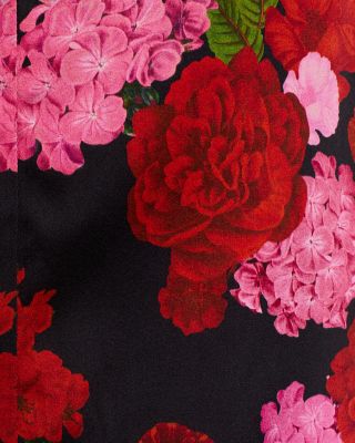 Silvanna Floral Satin Dress