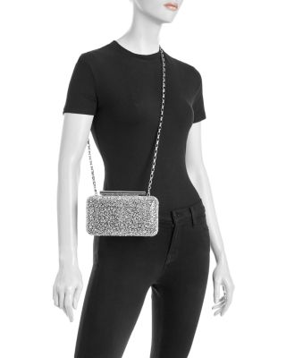 T-Bar Embellished Box Clutch