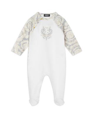 Versace - Unisex Barocco Stretch Jersey Footie - Baby