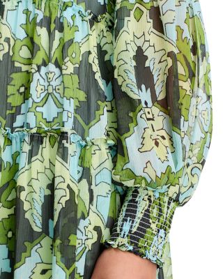 Damask Rika Paisley Smocked Tent Dress