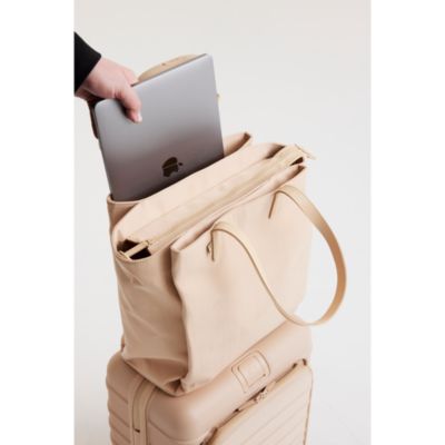 The Commuter Tote in Beige