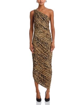 Diana Printed Asymmetric Gown