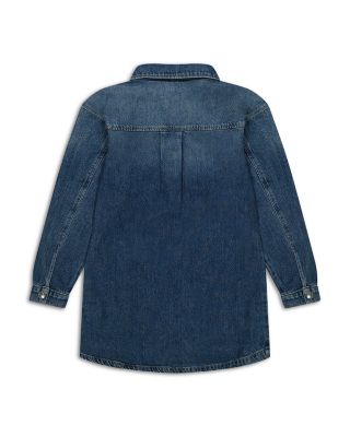white christmas dresses Denim Belt Shirt Dress – Buxom Couture