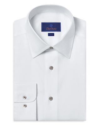Trim Fit Super Fine Twill Dress Shirt
