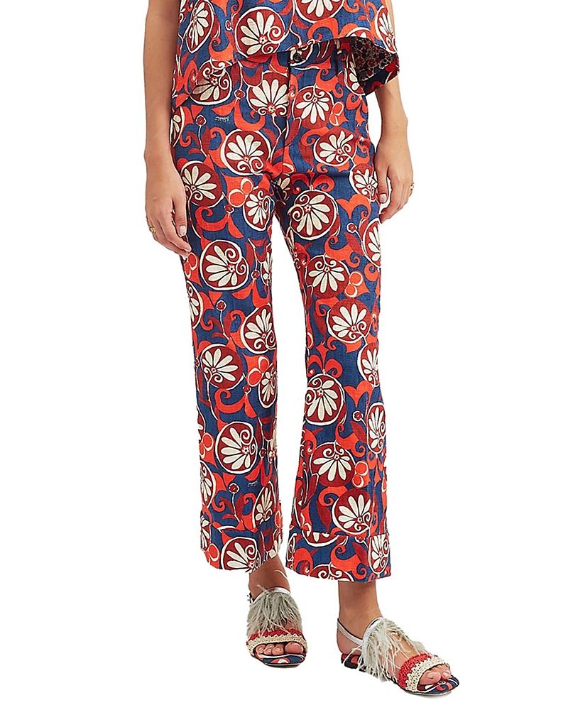 La Doublej Hendrix Pants In Moonflower Navy
