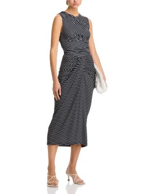 Ronny Kobo - Cate Striped Top & Rosalie Draped Skirt