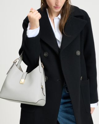 Deco Pebbled Leather Small Crossbody Tote