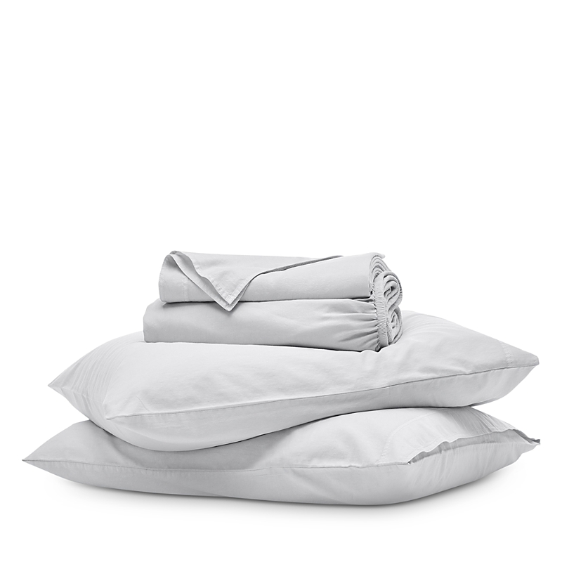 Boll & Branch Signature Vintage Washed Sheet Set, King With Standard Pillowcases In Gray