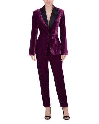 BCBG - Velvet Tuxedo Jacket & Velvet Pants