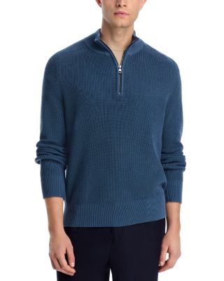 Michael Kors - Mixed Stitch Quarter Zip Sweater