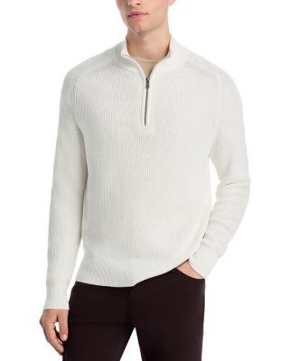 Michael Kors Mixed Stitch Quarter Zip Sweater