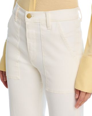Clifford Cropped Ankle Jeans in White