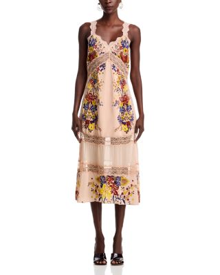 Floral Lace Slip Dress