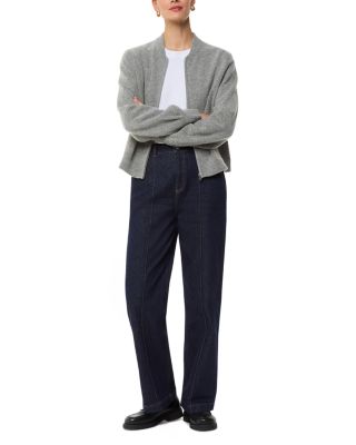 Wool Knit Bomber Jacket