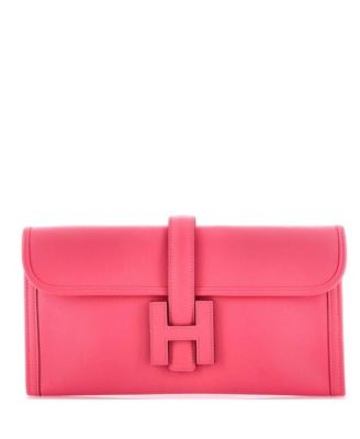 Pre-Owned Hermes 29 Jige Elan Clutch Evercolor