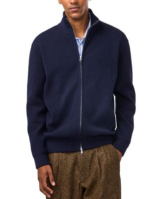 NN07 - Danny Full Zip Ribbed Sweater