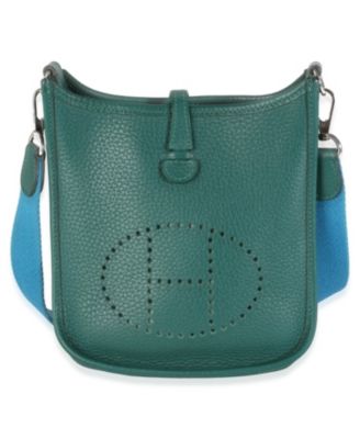 Pre-Owned Hermes Mini Evelyne Tpm Leather Handbag