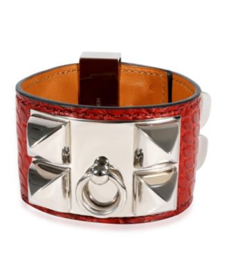 Pre-Owned HERMÈS - Pre-Owned Hermes Pre-Owned HermAs Collier De Chien Base Metal Bracelet