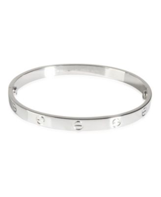 Pre-Owned Cartier Love 18K White Gold Bangle