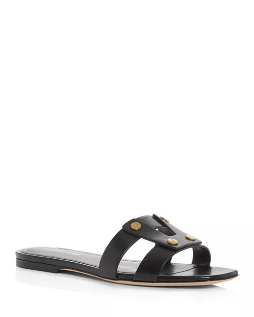Veronica BeardWomen's Via Leather Slide Sandals