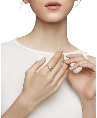 Sterling Silver Petite Ch&acirc;telaine&reg; Diamond Pav&eacute; Cable Ring