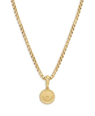 18K Yellow Gold Evil Eye Amulet with Emeralds & Diamonds