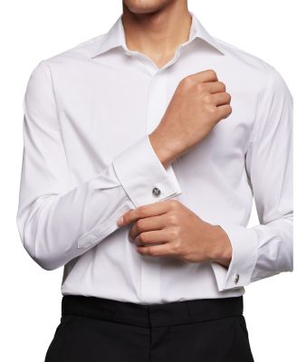 Sterling Silver Maritime Compass Cufflinks with Black Diamonds