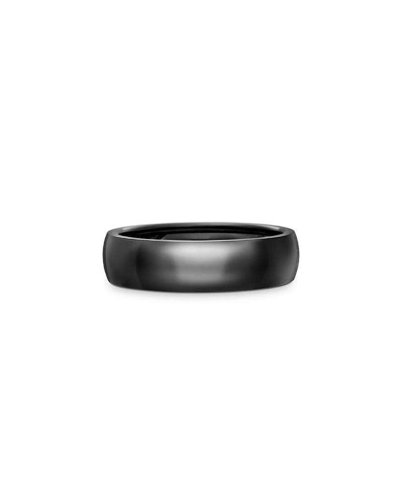 David Yurman Men's Black Titanium 6mm Classic Band