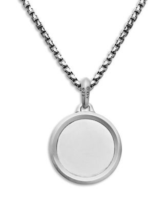 Men's St. Christopher Amulet in Sterling Silver, 34.5mm