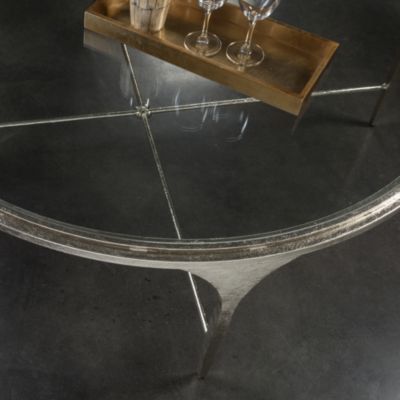 Porto Champagne Round Cocktail Table