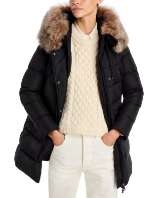 Moncler Aphroti Hooded Down Parka Black