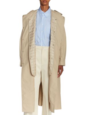 Gourdon Leather Trench Coat