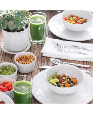 Puro Whitewash 16 Piece Dinnerware Set