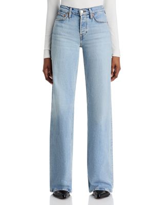 Mid Rise Wide Leg Jeans in Mid 90s