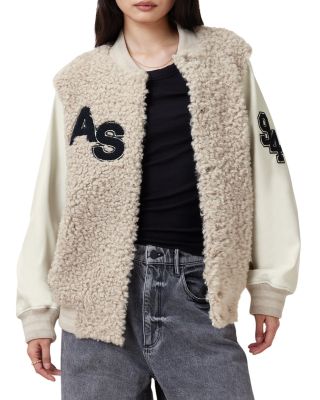 Allsaints Valerie Shearling Bomber Jacket