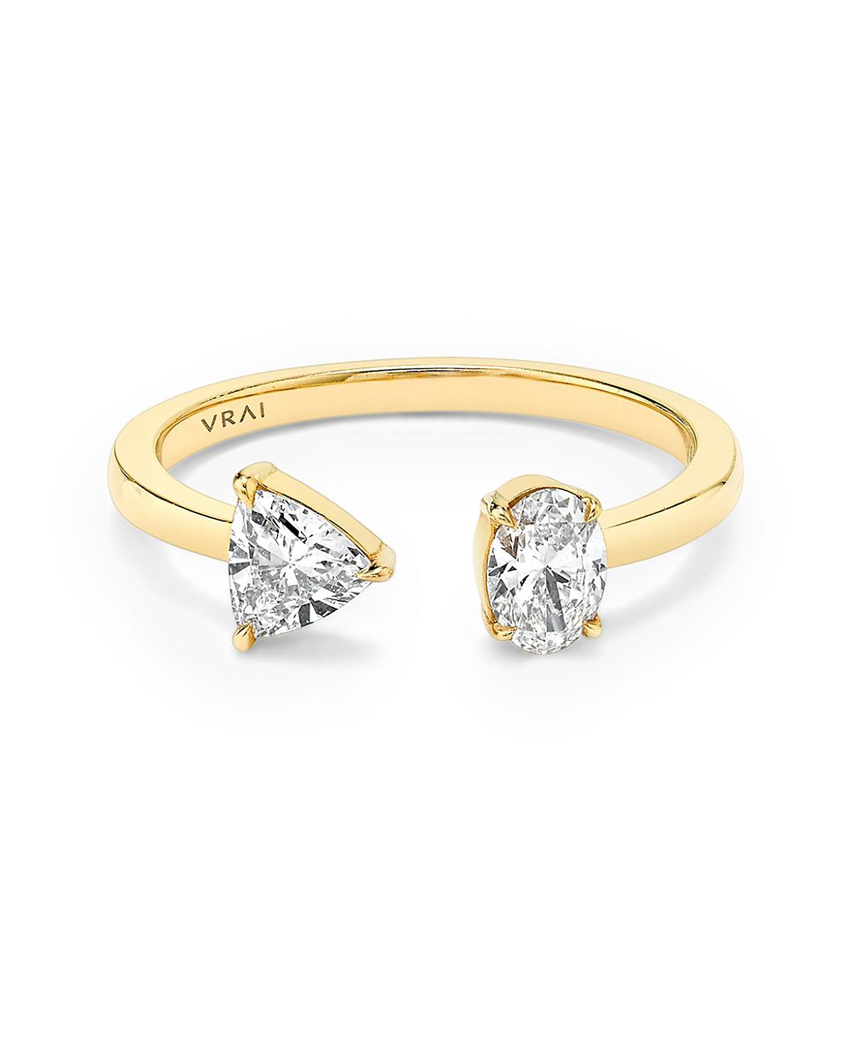 Vrai Mixed Lab-Grown Diamond Cuff Ring