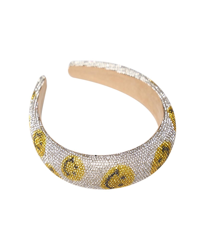 Malibu Sugar Girls' Rhinestone Happy Face Headband - Kid