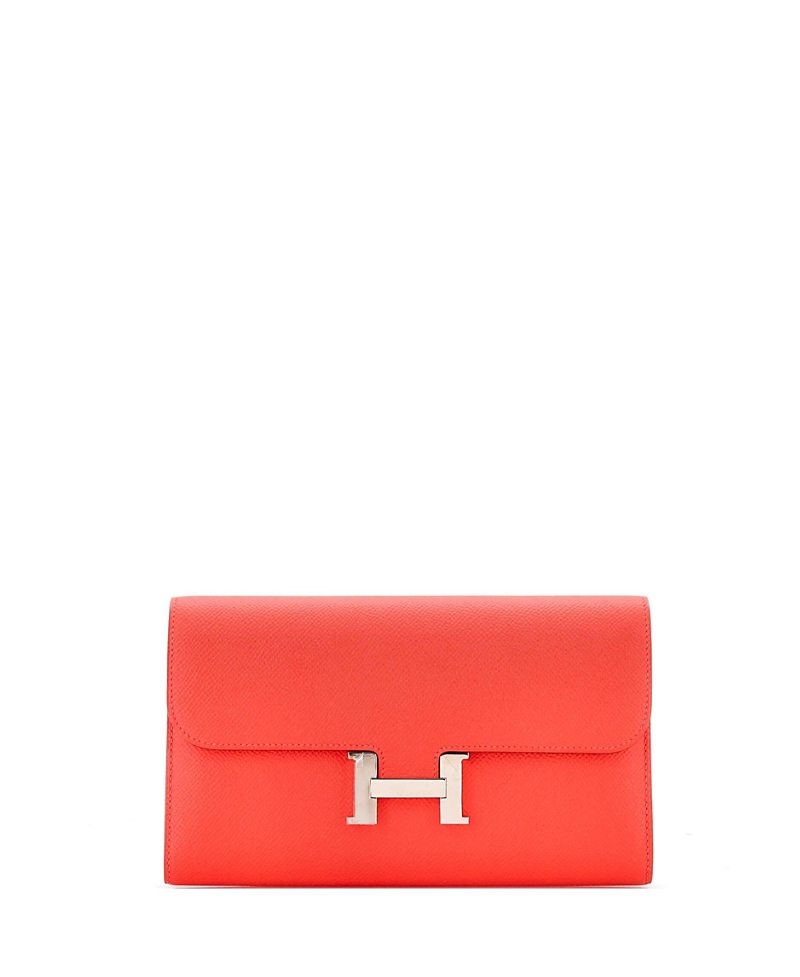 Pre-Owned Hermes Long Constance Wallet Epsom